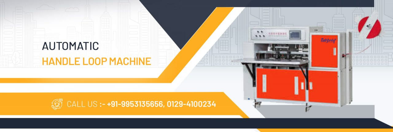 Non Woven Loop Handle Bag Making Machine